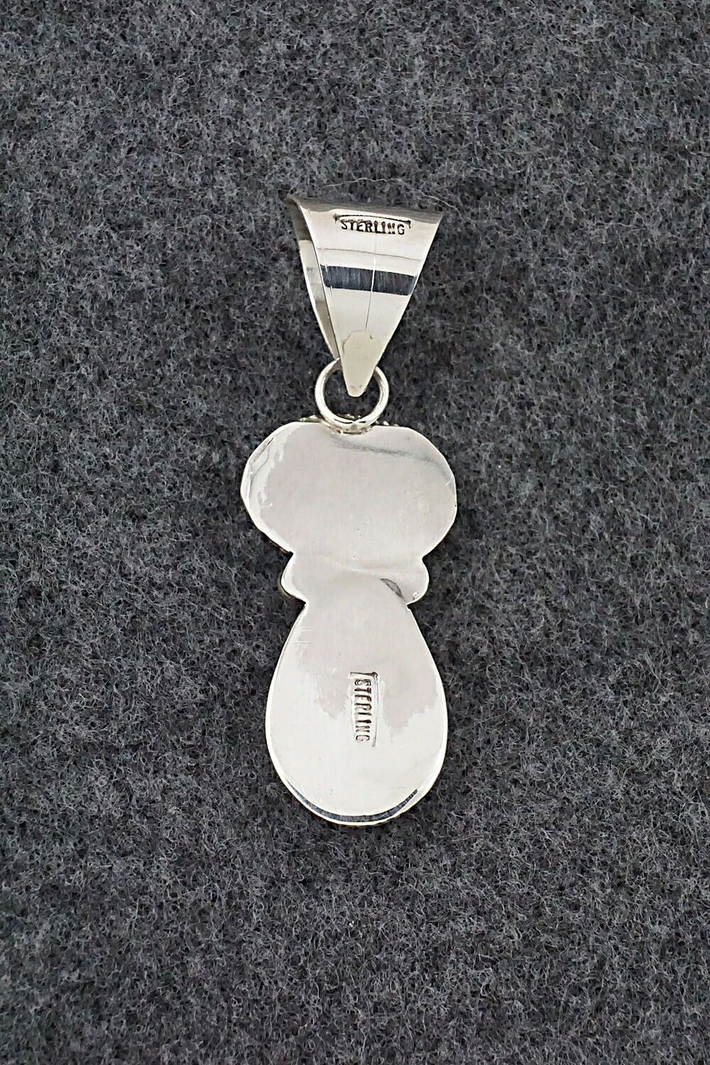 Turquoise & Sterling Silver Pendant - Ernest Hawthorne