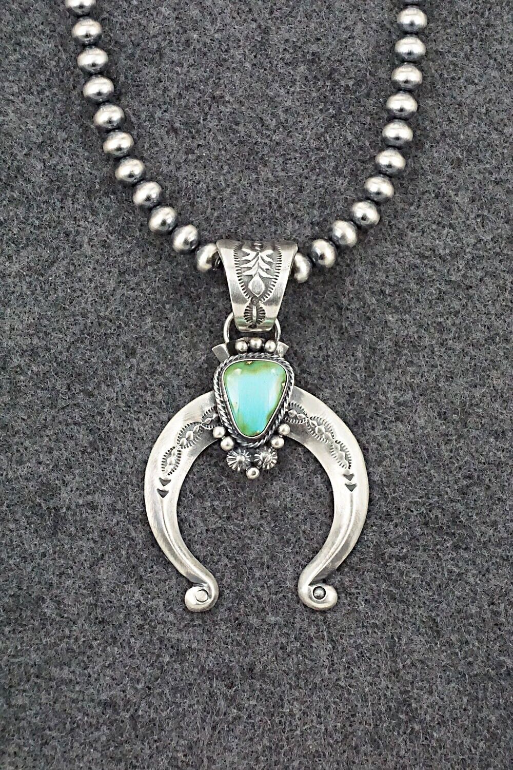 Turquoise & Sterling Silver Necklace - Samuel Yellowhair