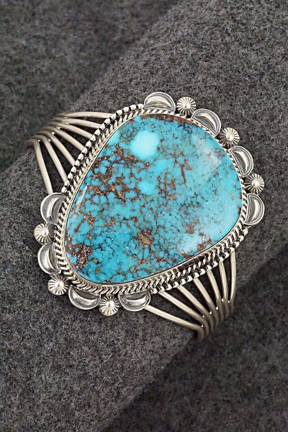 Turquoise & Sterling Silver Bracelet - Derrick Gordon