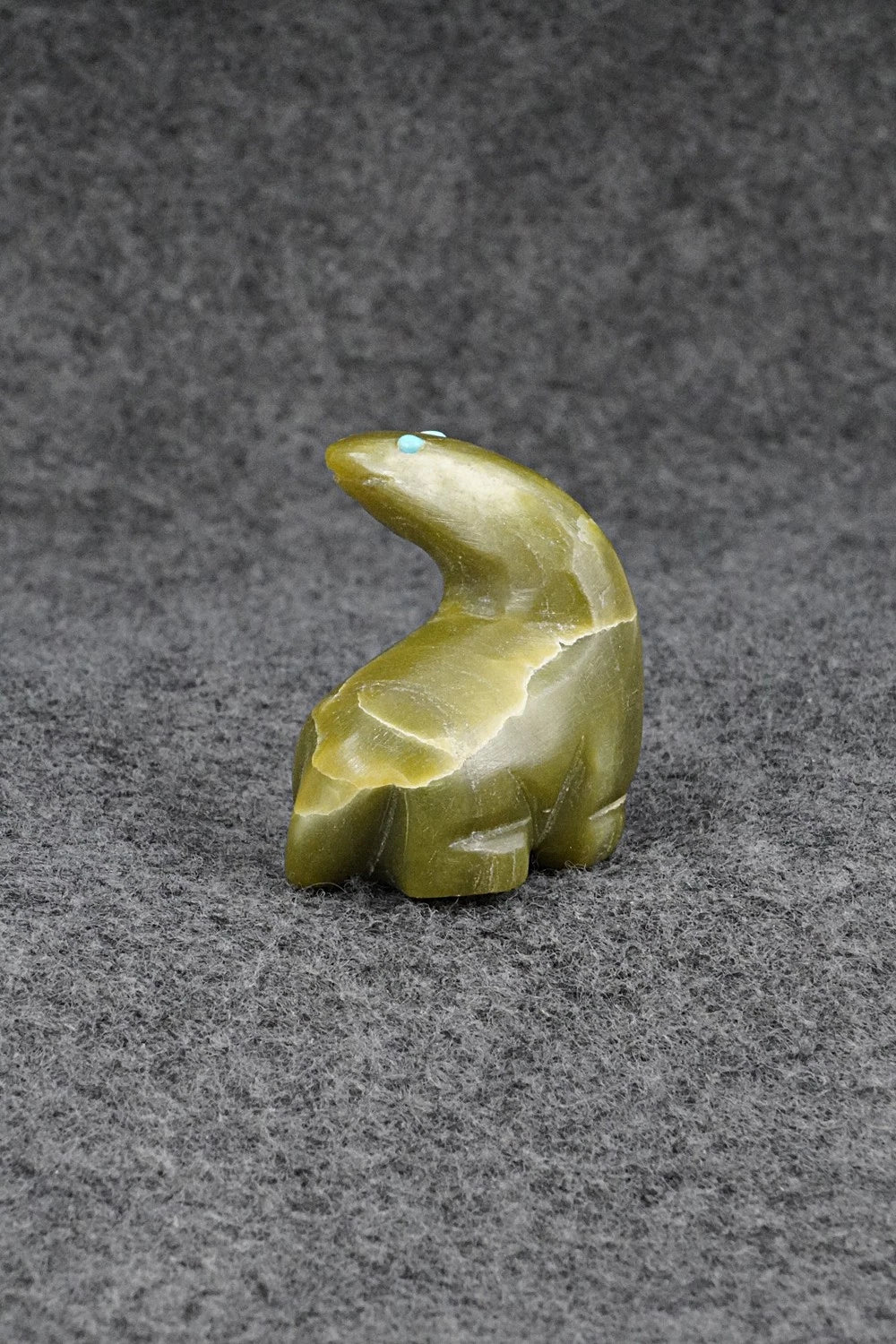 Dinosaur Zuni Fetish Carving - Cody Chavez