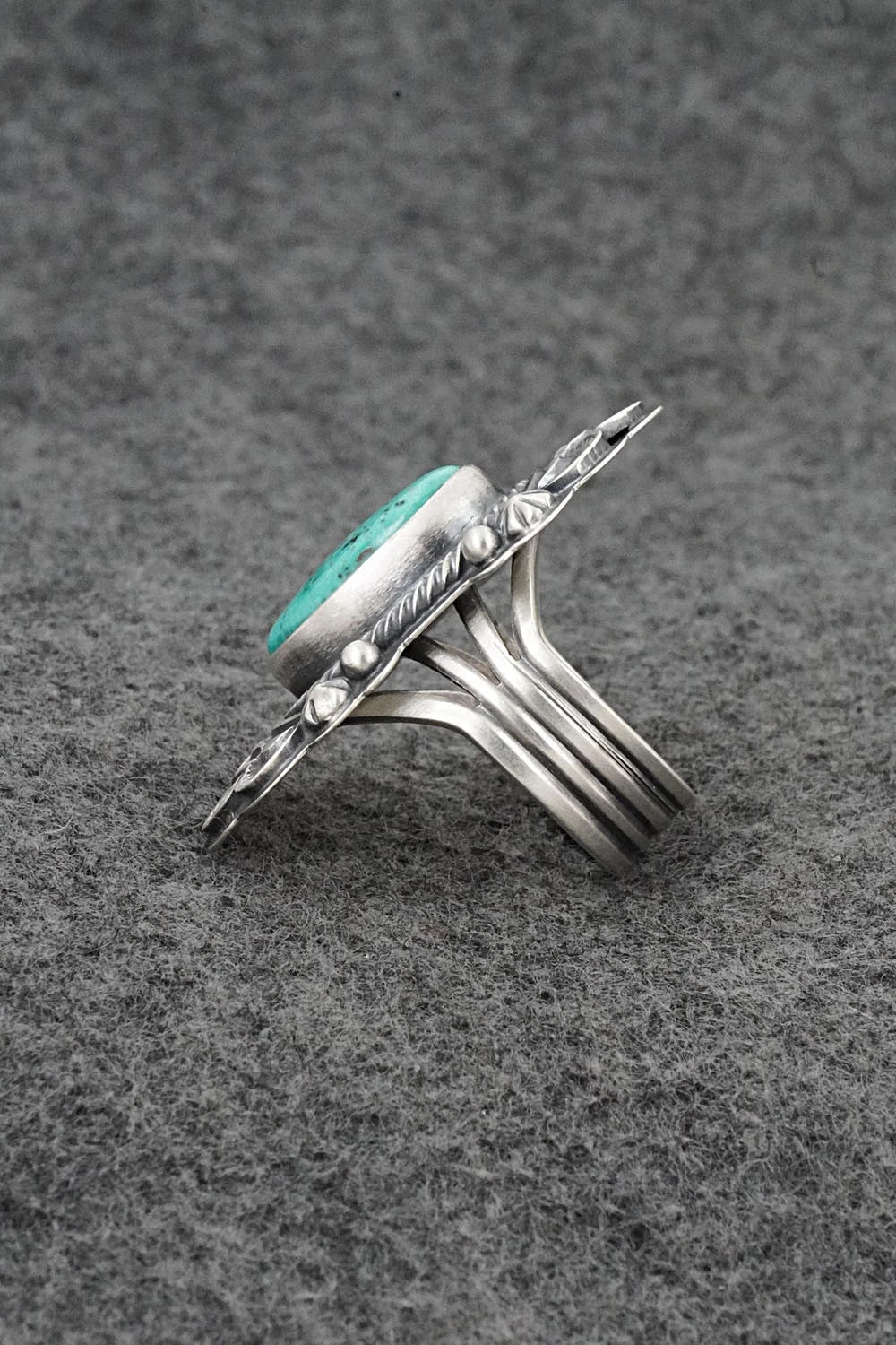 Turquoise & Sterling Silver Ring - Randy Boyd - Size 7