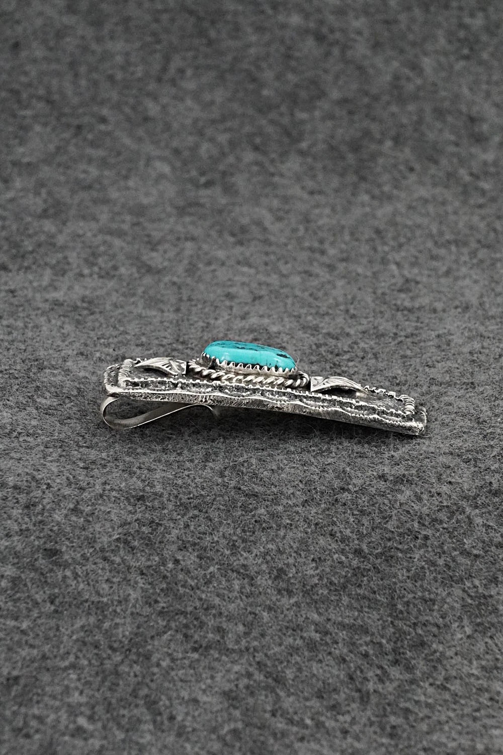 Turquoise & Sterling Silver Pendant - Dymitri Arviso