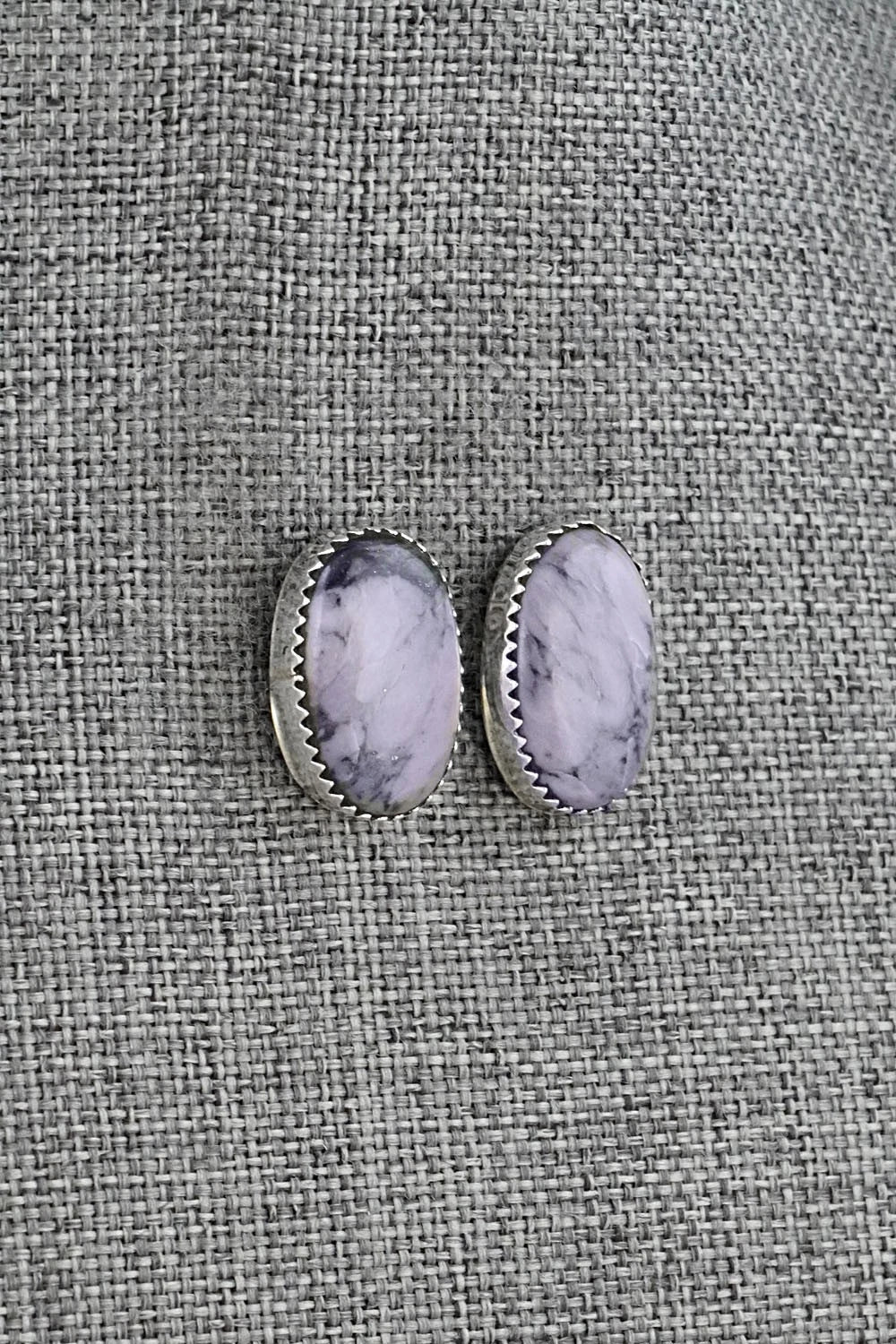 Morado & Sterling Silver Earrings - Murray Hannaweeka