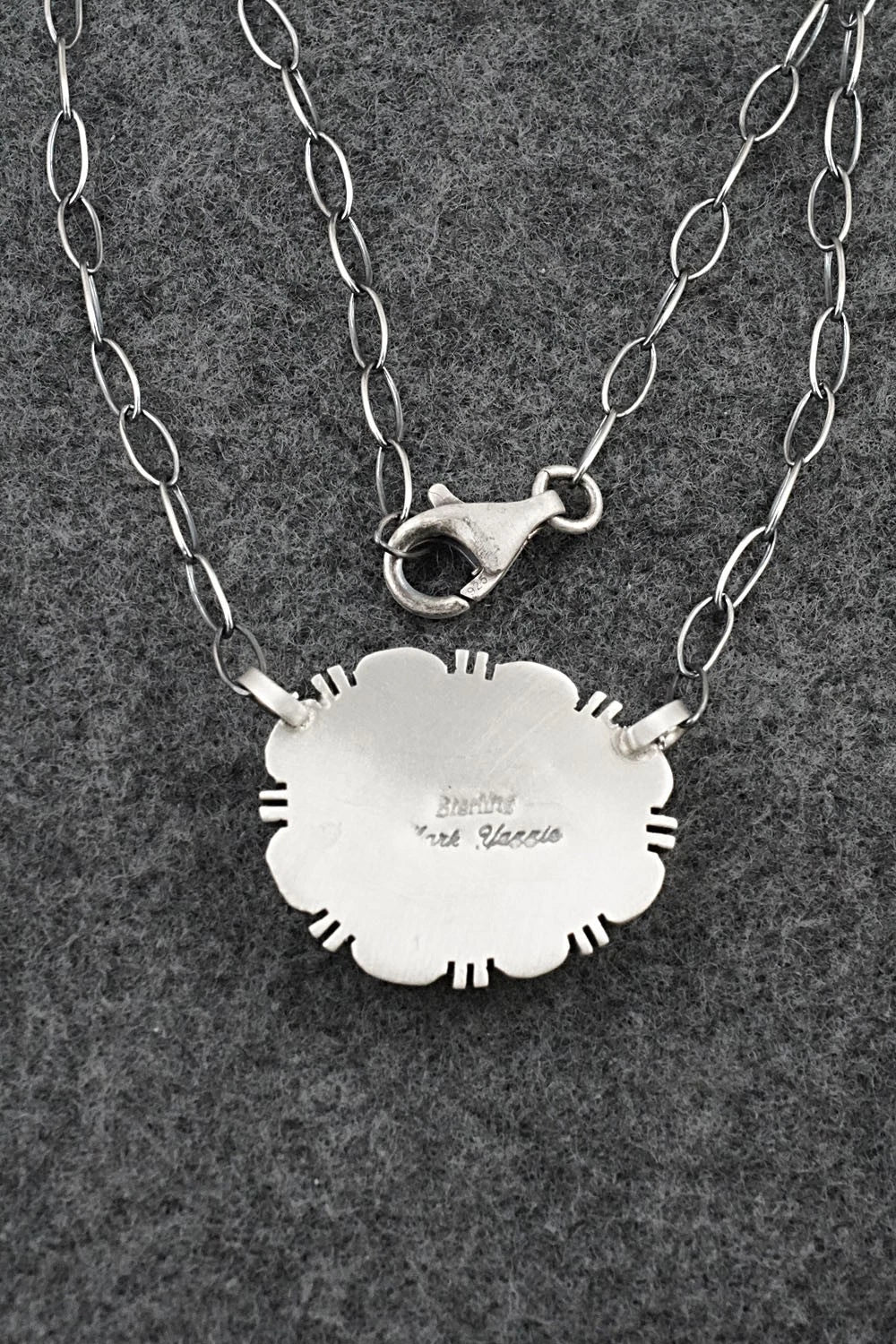 Turquoise & Sterling Silver Necklace - Mark Yazzie