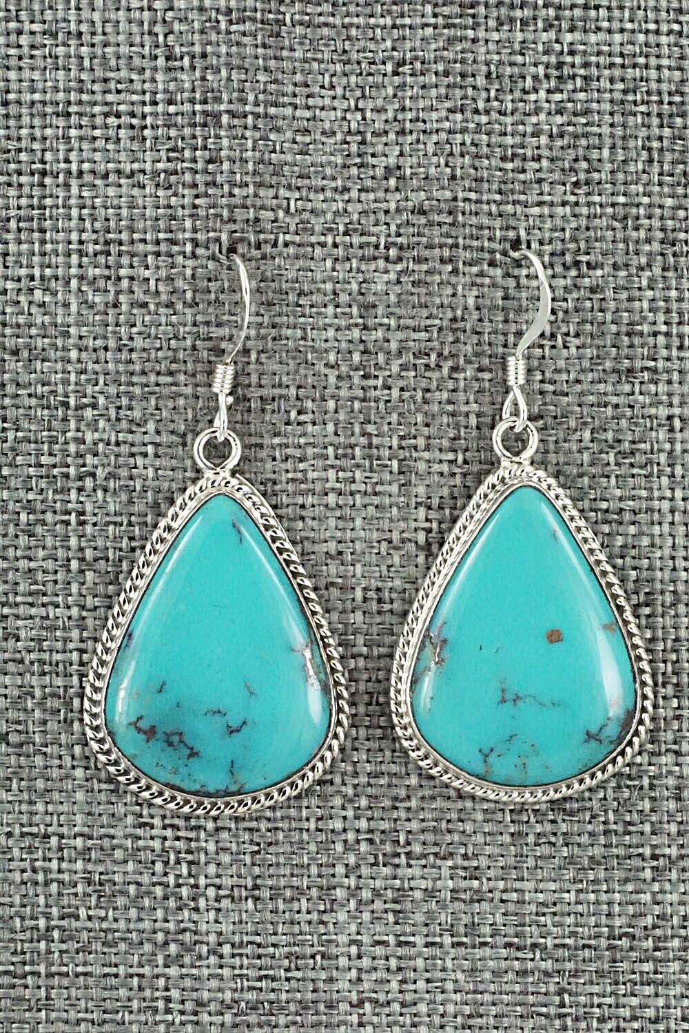 Turquoise & Sterling Silver Earrings - Sharon McCarthy