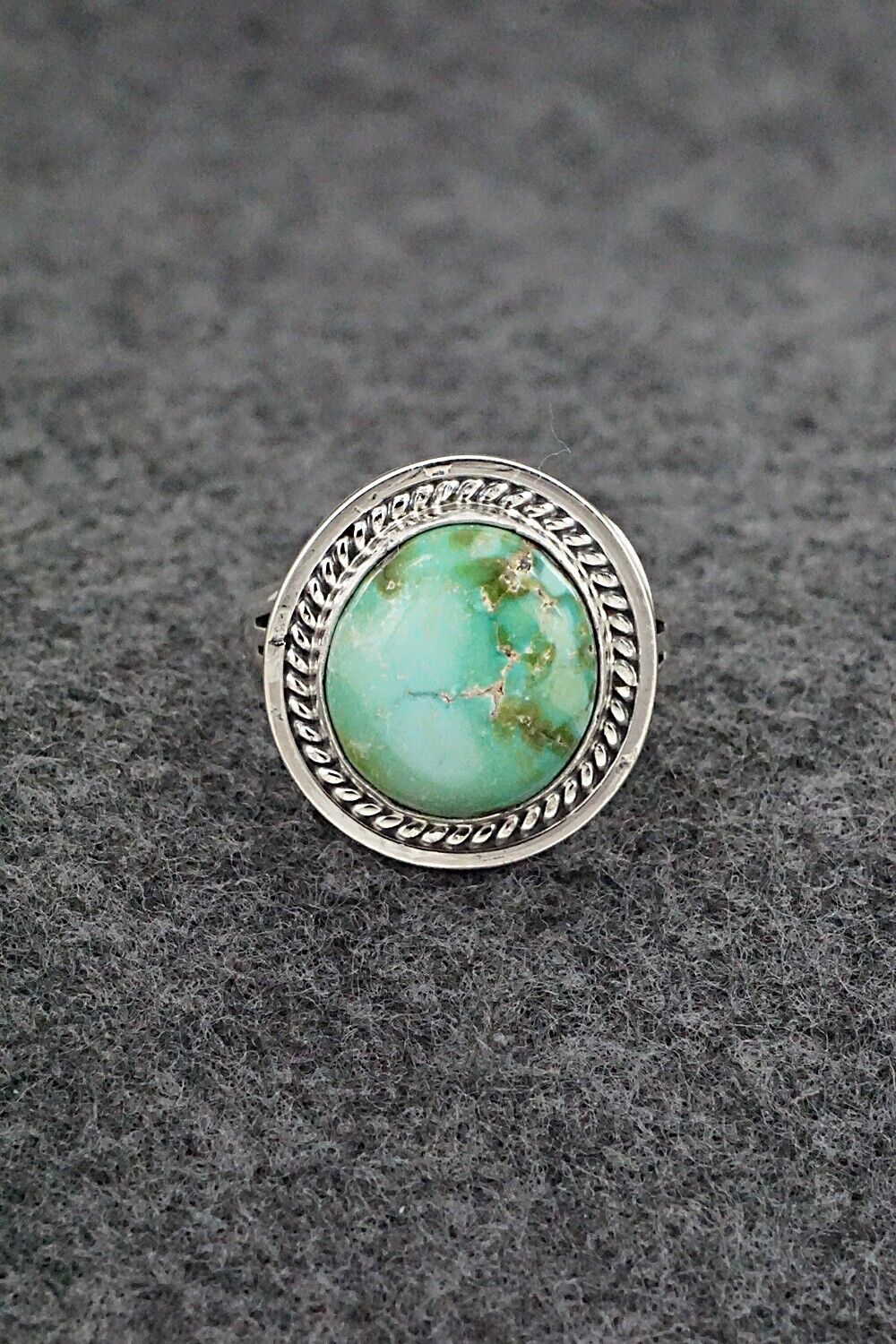 Turquoise & Sterling Silver Ring - Daniel Benally - Size 7