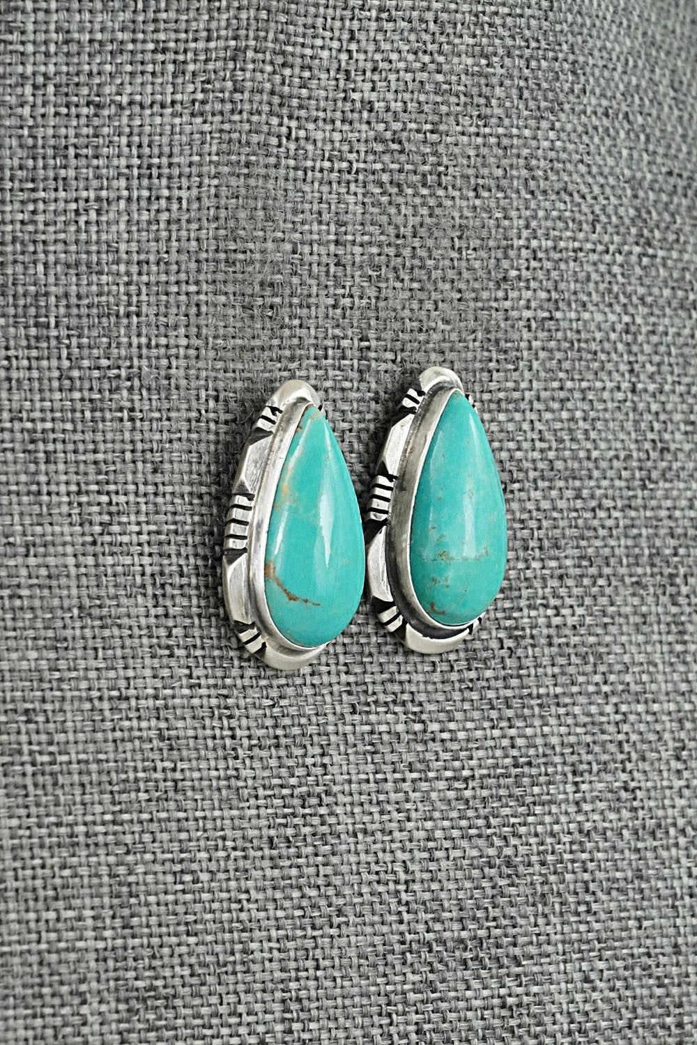 Turquoise & Sterling Silver Earrings - Thomas Francisco