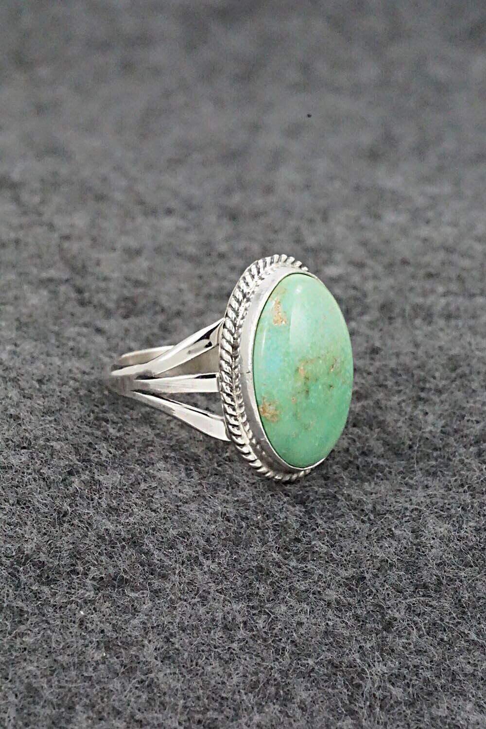 Turquoise & Sterling Silver Ring - Judy Largo - Size 7