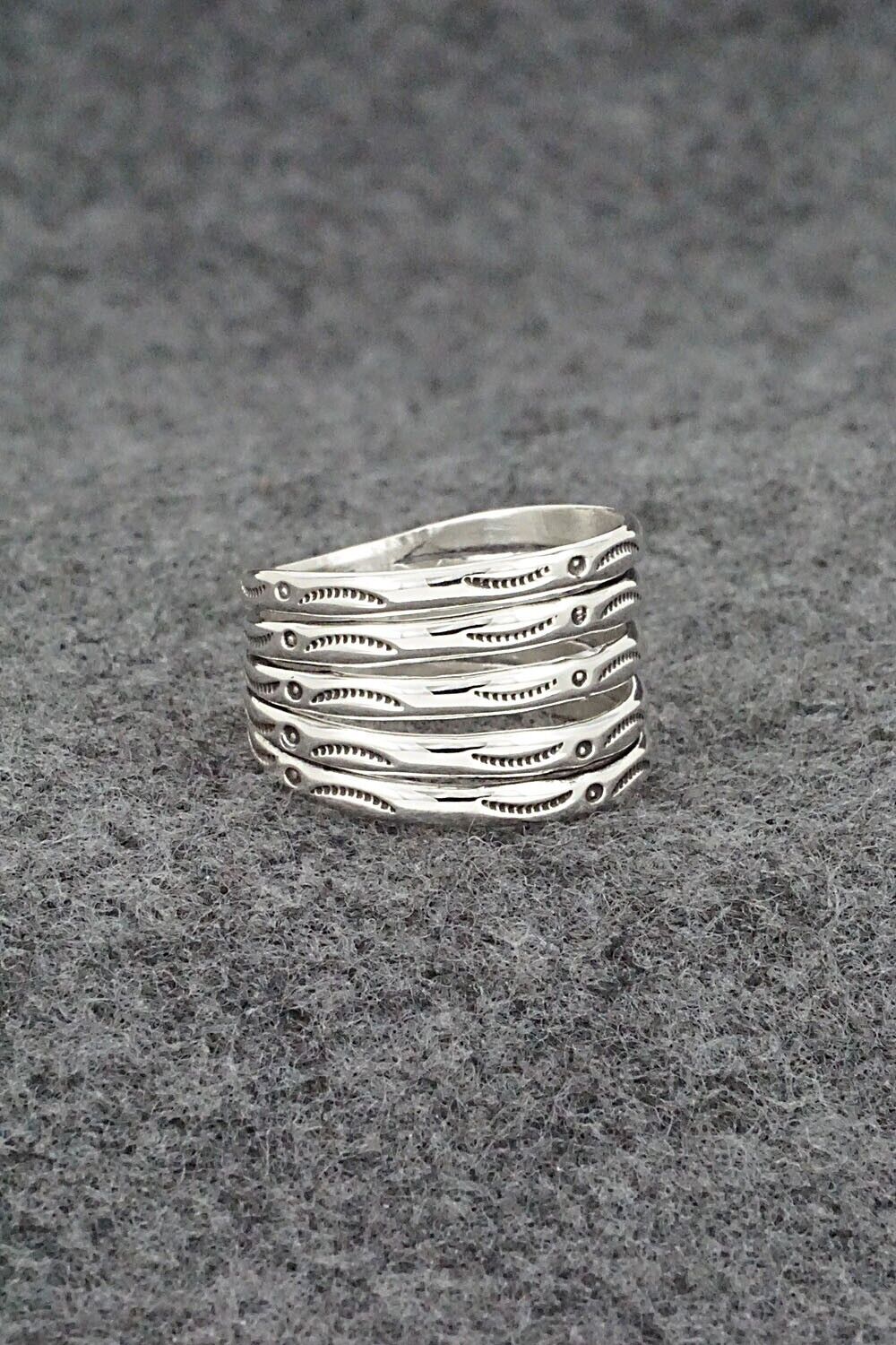 Sterling Silver Ring - Raymond Coriz - Size 8