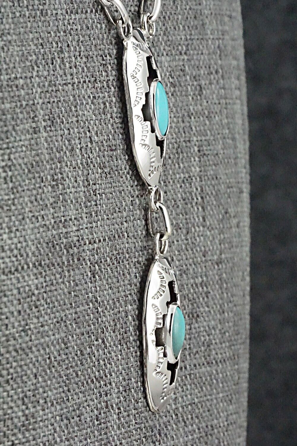 Turquoise & Sterling Silver Necklace - Bobby Platero