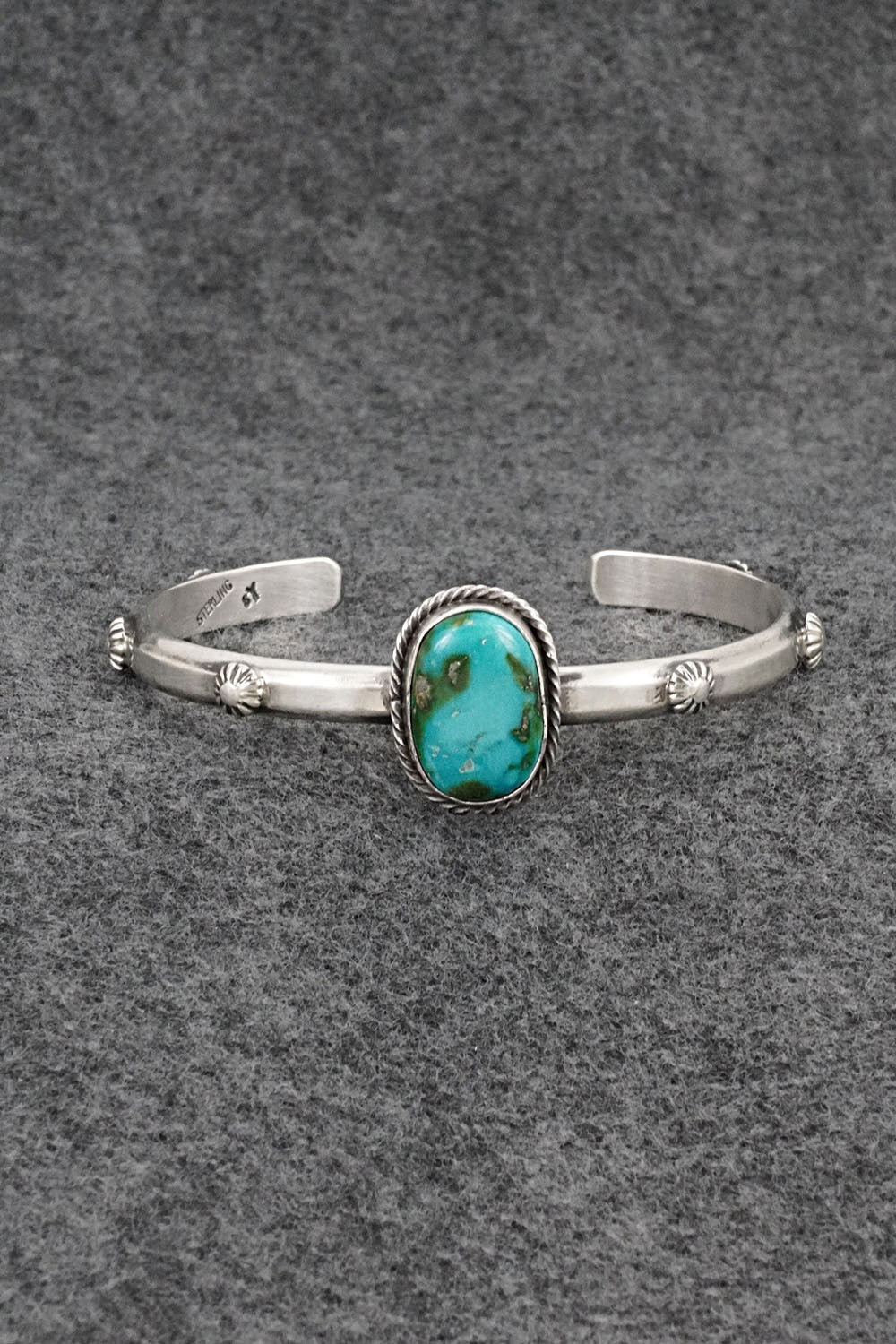 Turquoise & Sterling Silver Bracelet - Samuel Yellowhair