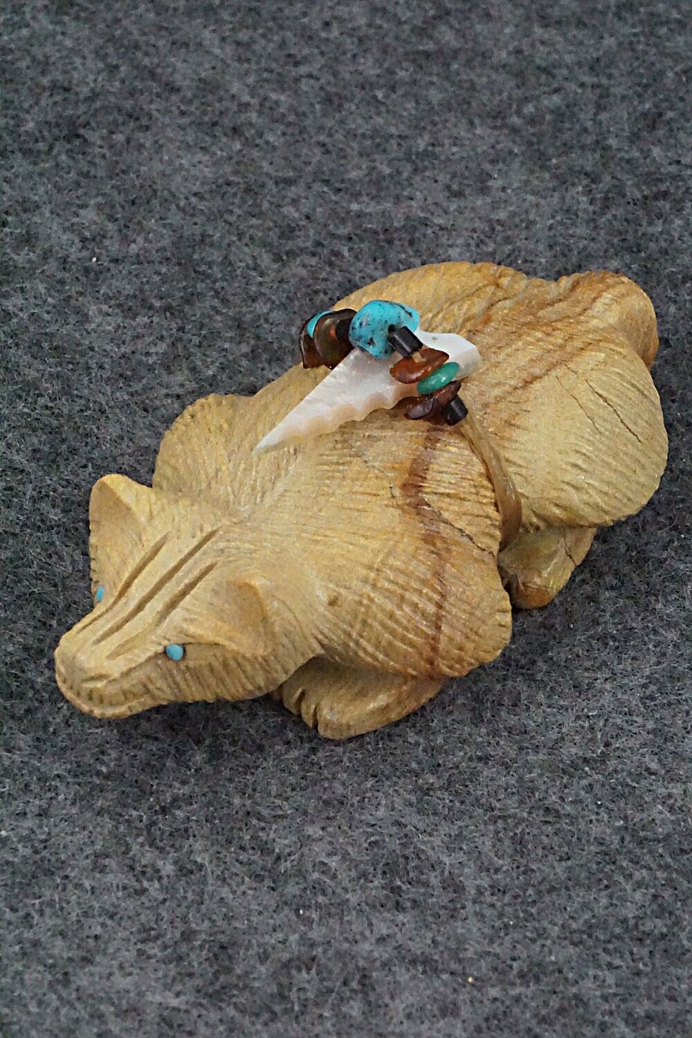 Badger Zuni Fetish Carving - Douglas Martza