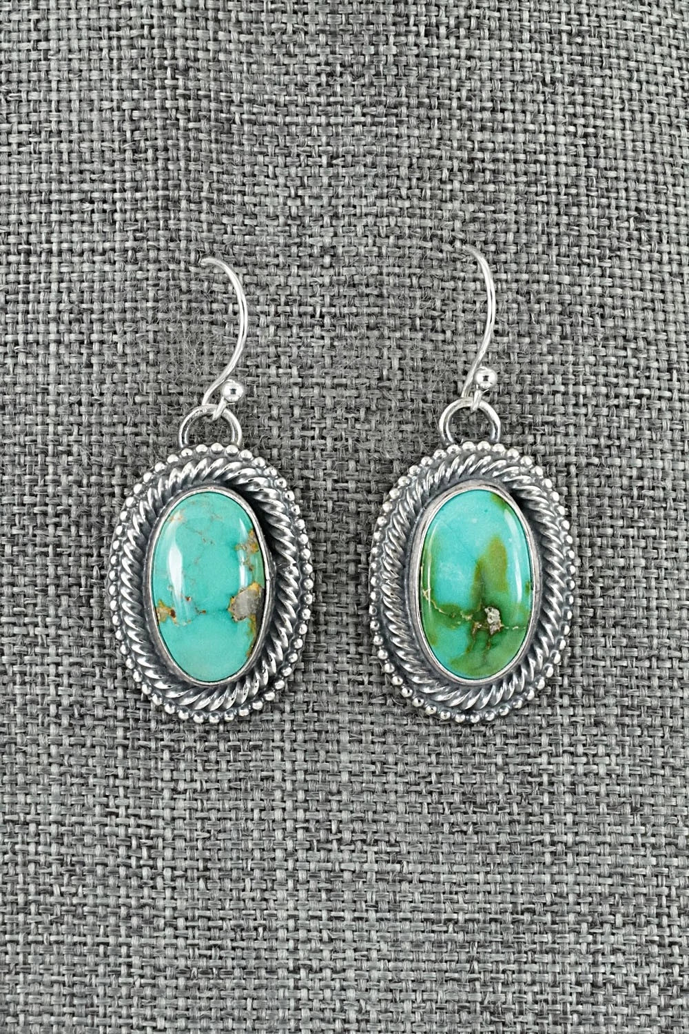 Turquoise & Sterling Silver Squash Blossom Set - Bobby Johnson
