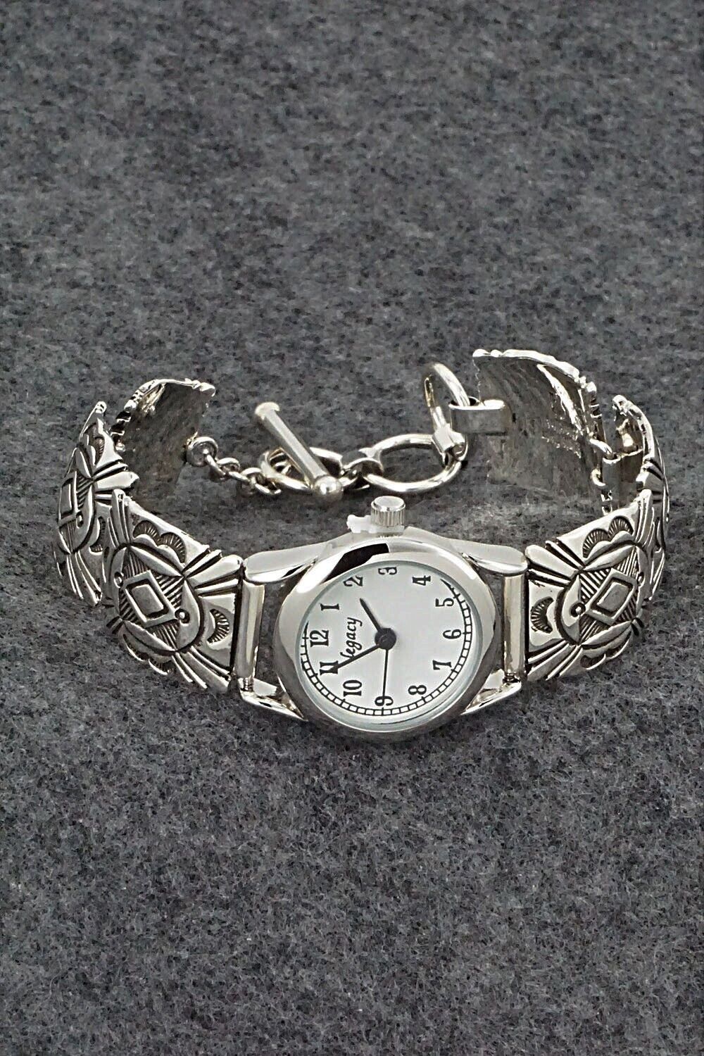 Sterling Silver Watch Bracelet - Elgin Tom