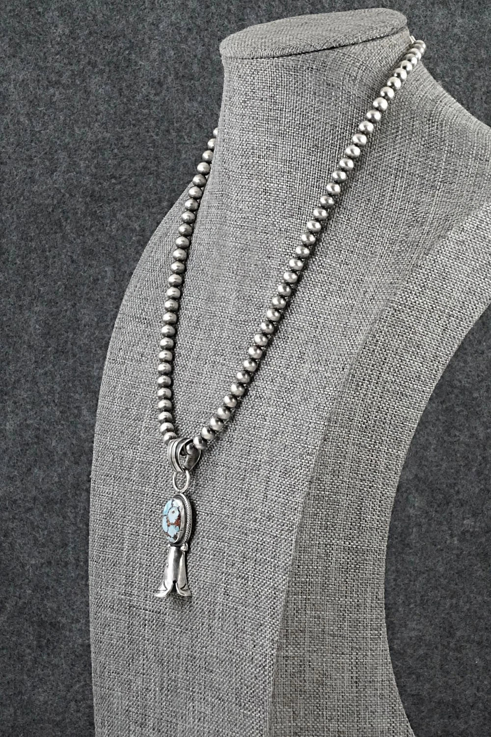 Turquoise & Sterling Silver Necklace - Sharon McCarthy