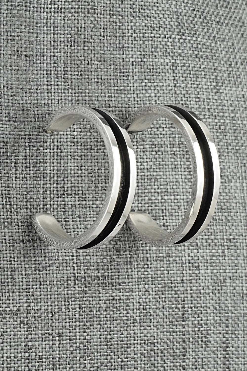 Sterling Silver Hoop Earrings - Tom Hawk