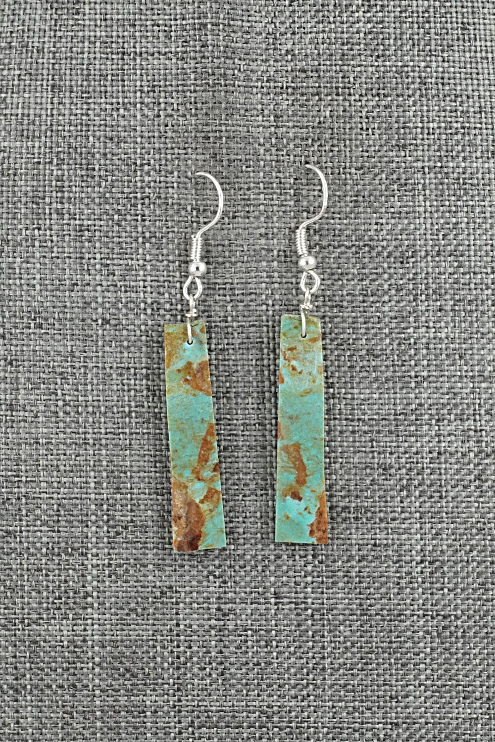 Turquoise & Sterling Silver Earrings - Tammy Nolcot