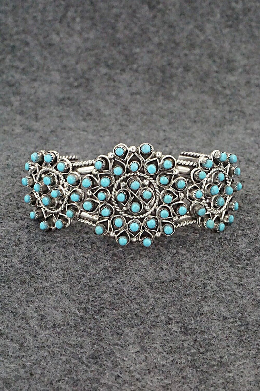 Turquoise & Sterling Silver Bracelet - Wayne Johnson