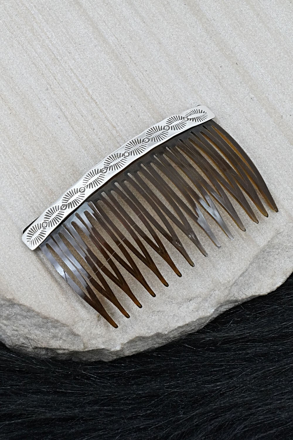 Sterling Silver Hair Combs - Bertha Begay