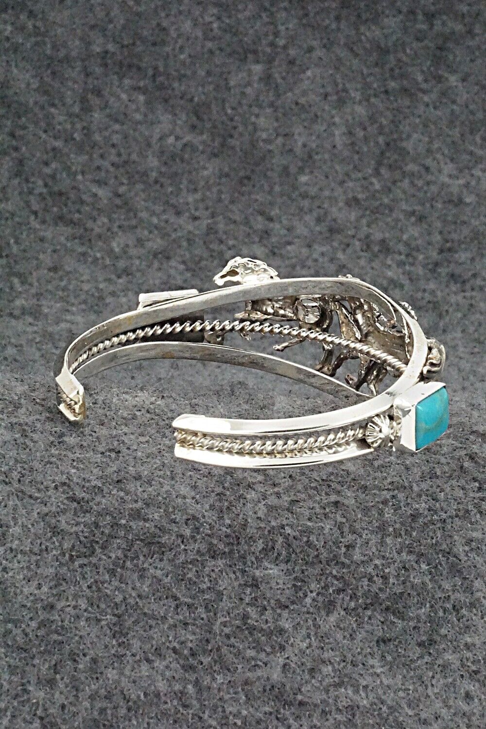 Turquoise & Sterling Silver Bracelet - Bobby Platero