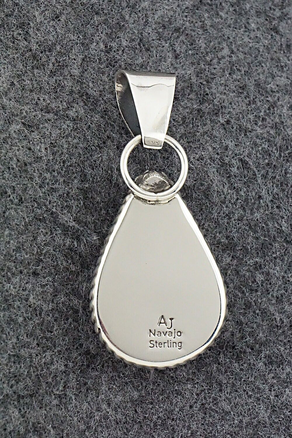 Wild Horse & Sterling Silver Pendant - Alvin Joe