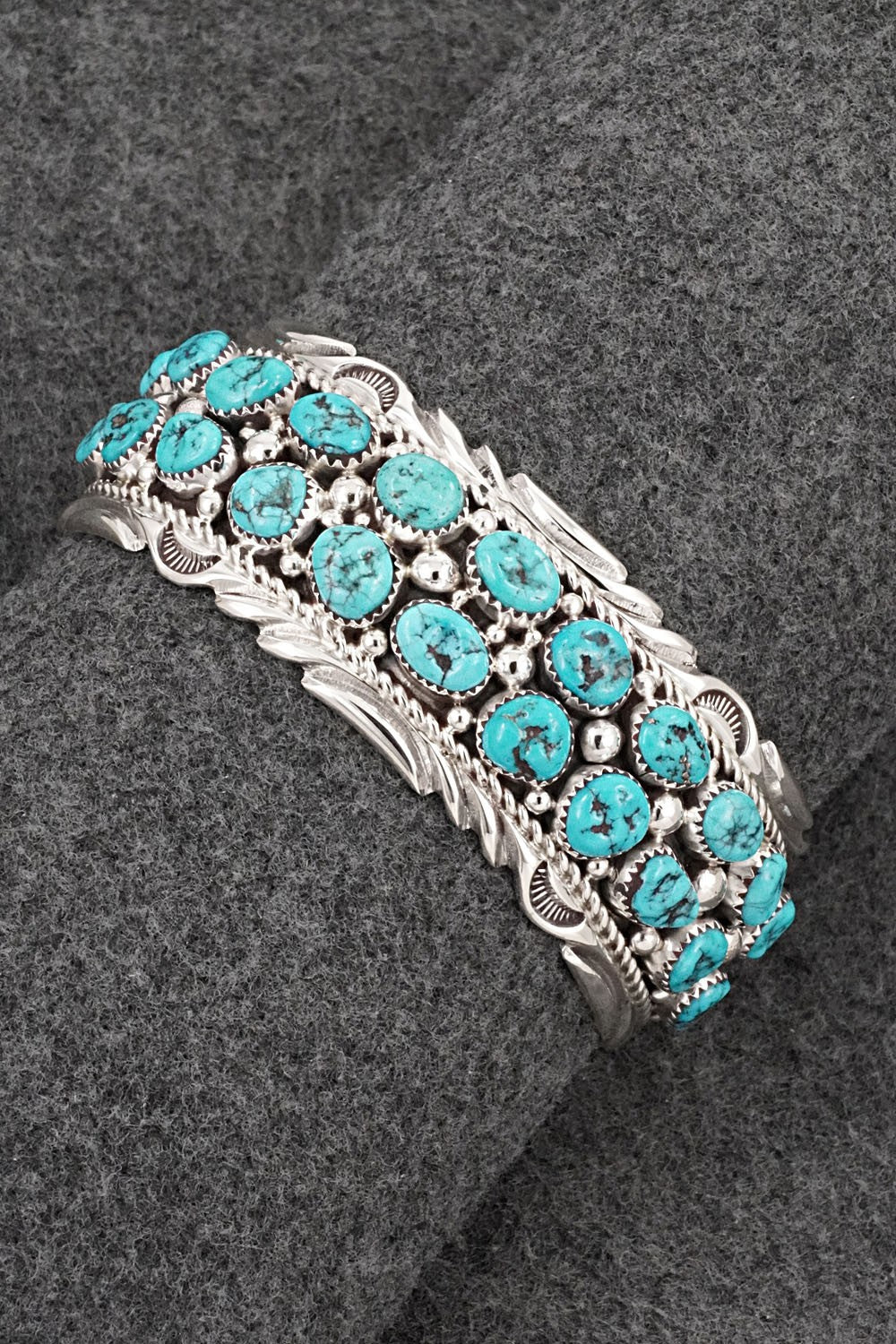 Turquoise & Sterling Silver Bracelet - Anthony Brown