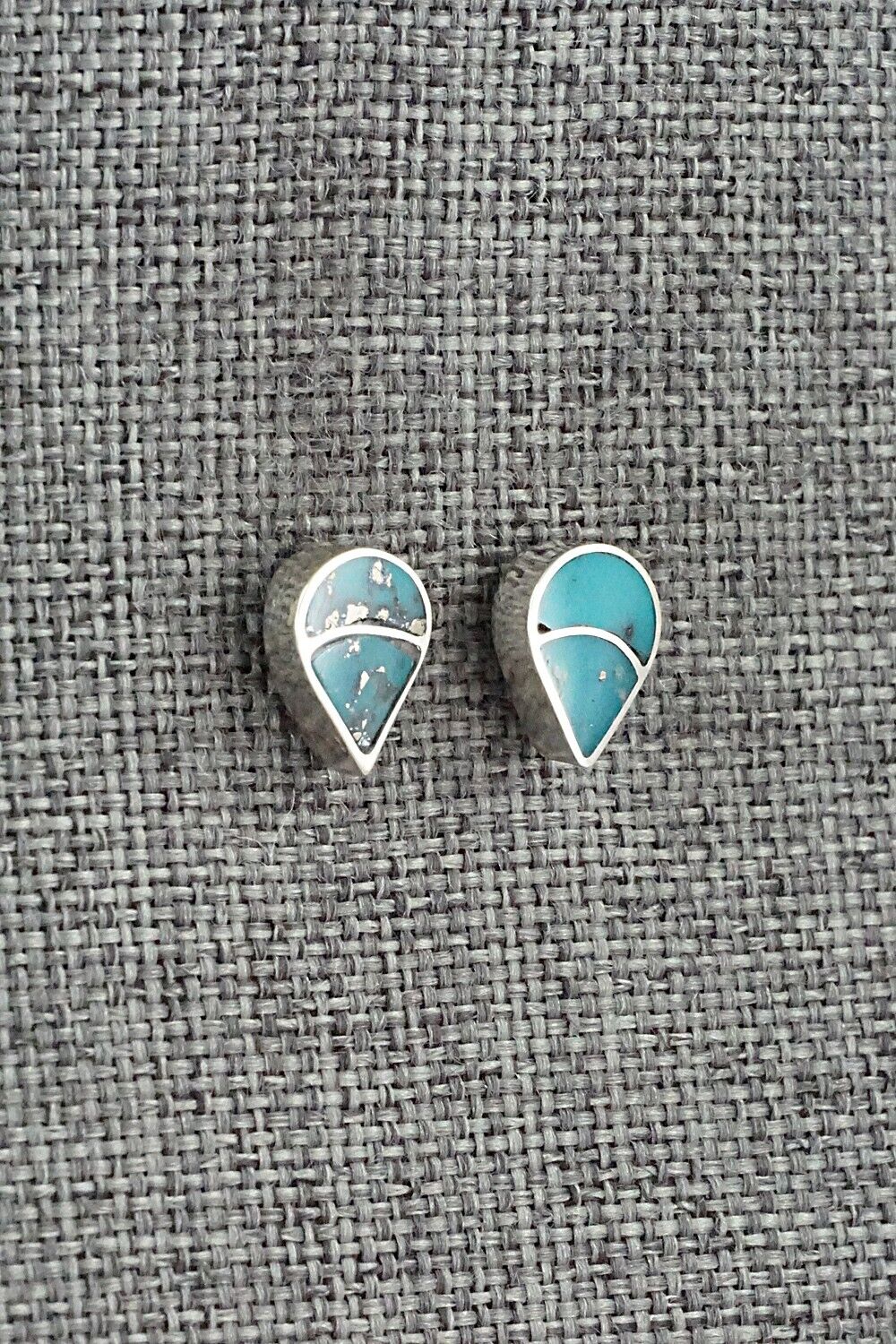 Turquoise & Sterling Silver Earrings - Lynelle Johnson