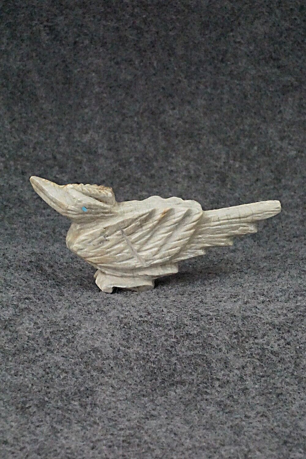 Roadrunner Zuni Fetish Carving - Tony Mackel