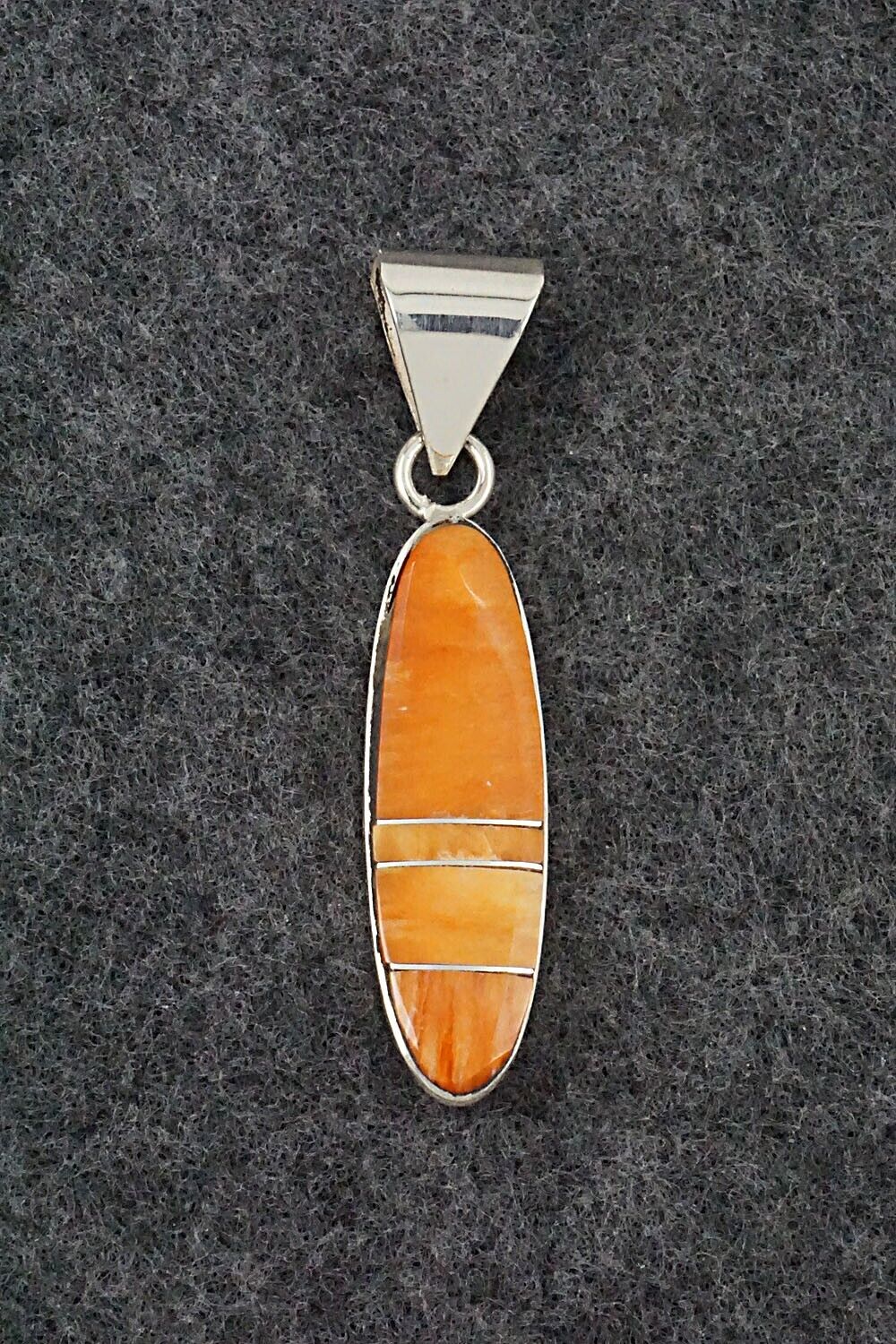 Spiny Oyster & Sterling Silver Pendant - Harold Smith