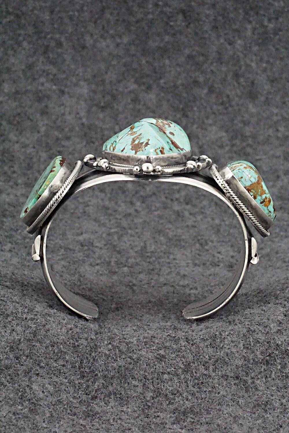 Turquoise & Sterling Silver Bracelet - Tom Lewis