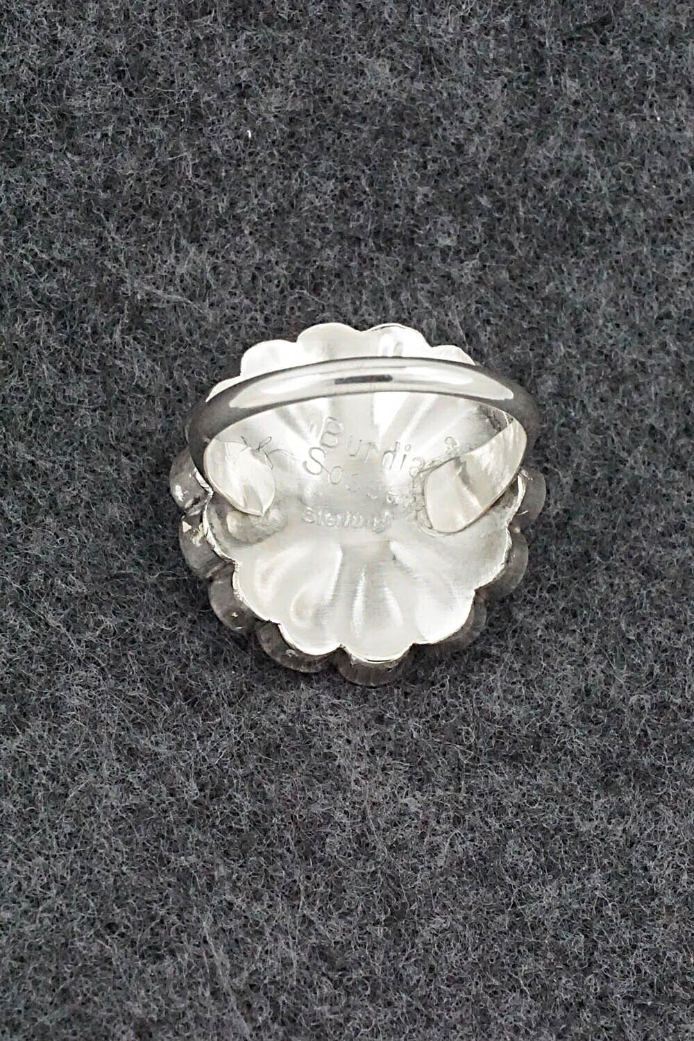 Multi-Stone & Sterling Silver Ring - Burdian Soseeah - Size 8.25