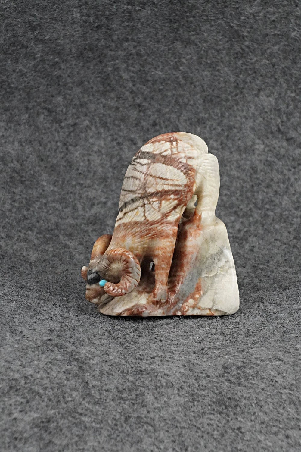 Ram Zuni Fetish Carving - Wilfred Cheama