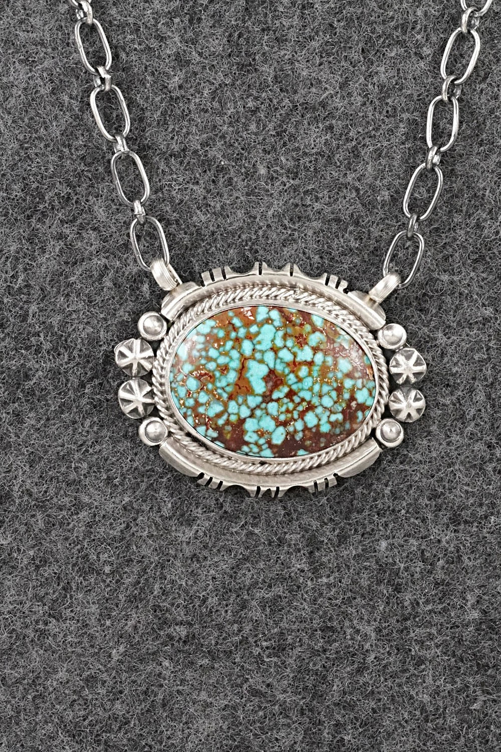 Turquoise & Sterling Silver Necklace - Marita Benally