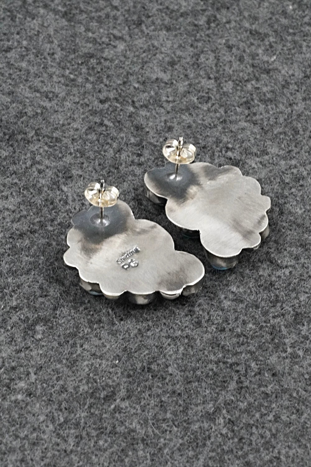 Turquoise & Sterling Silver Earrings - Phil Garcia