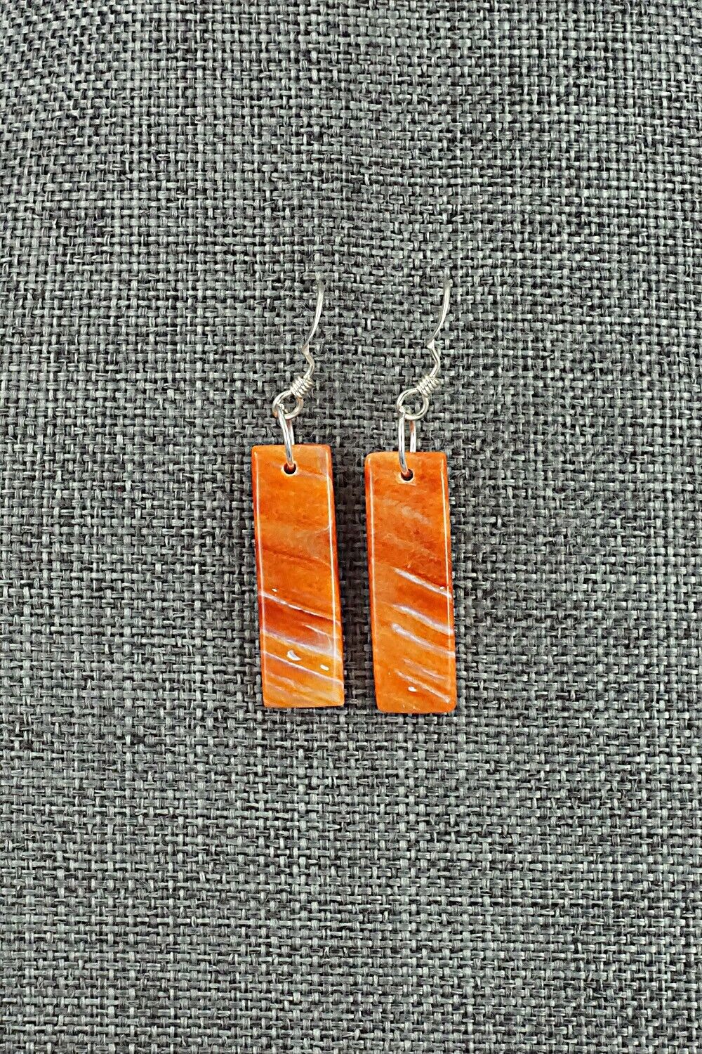 Spiny Oyster & Sterling Silver Earrings - Jesus Espino