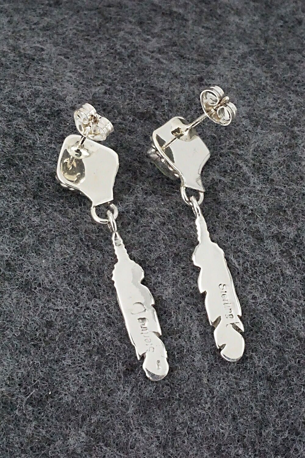 Turquoise & Sterling Silver Earrings - Anissa Martinez
