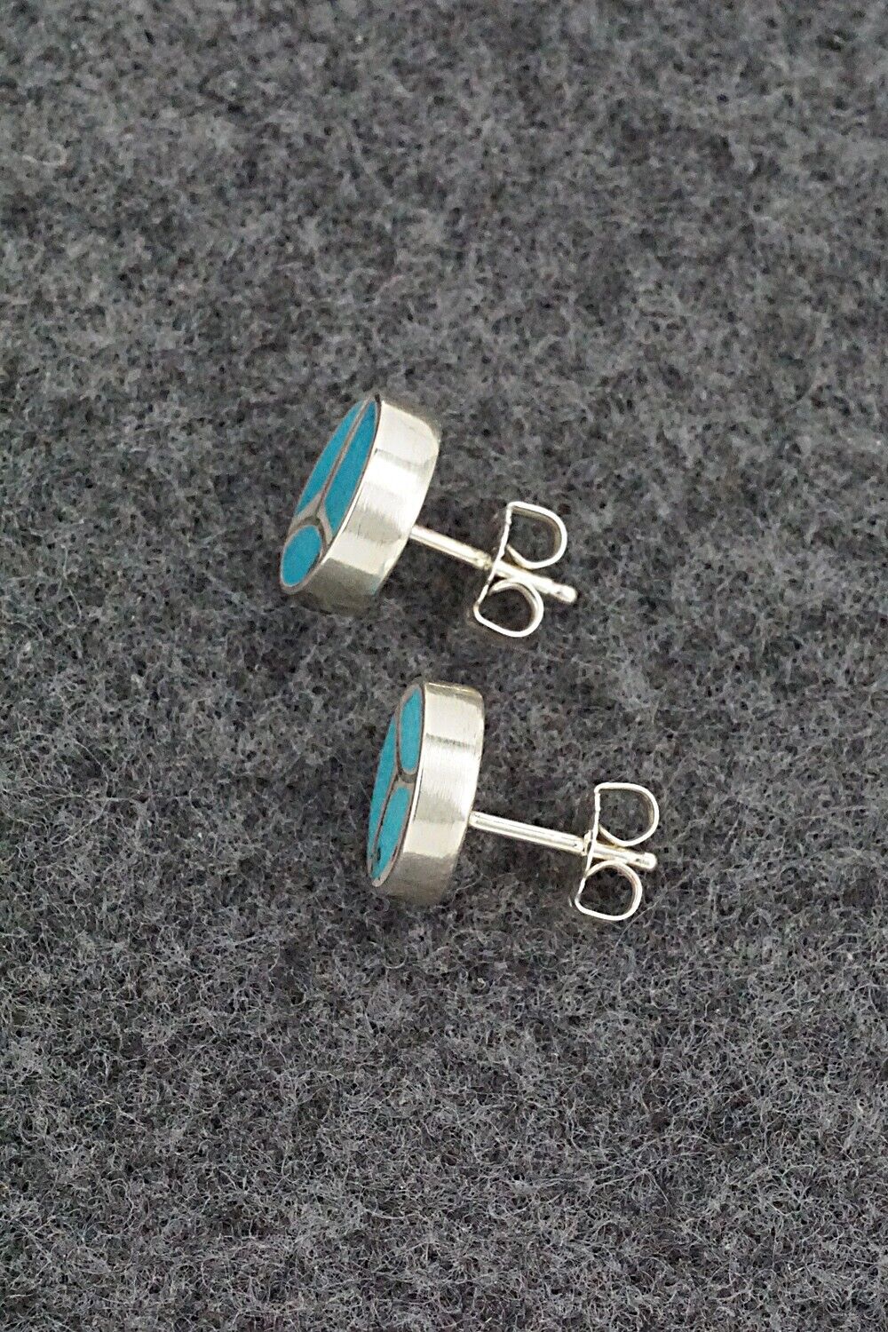 Turquoise & Sterling Silver Earrings - Lynelle Johnson