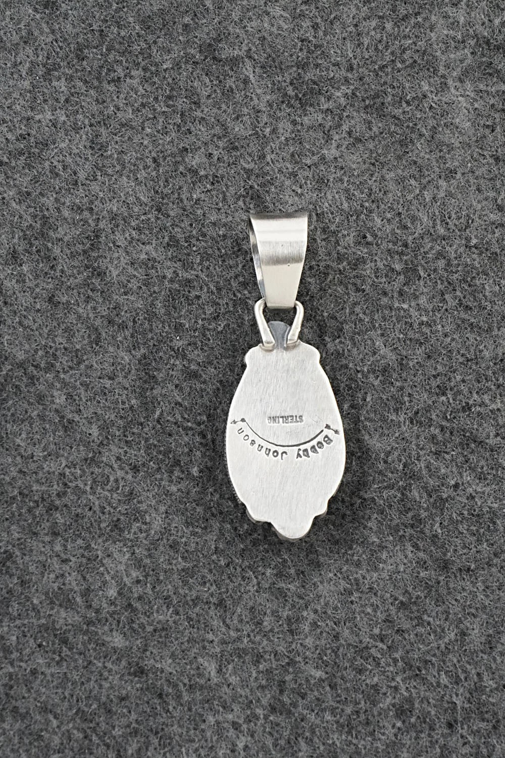 Turquoise & Sterling Silver Pendant - Bobby Johnson