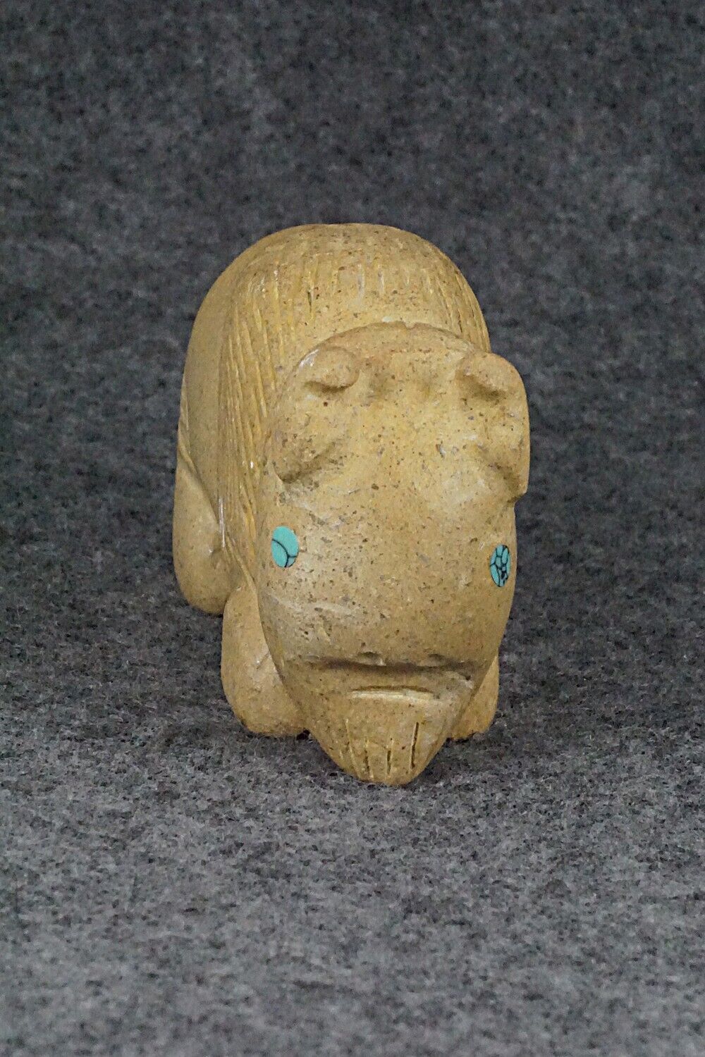 Buffalo Zuni Fetish Carving - Daniel Chattin