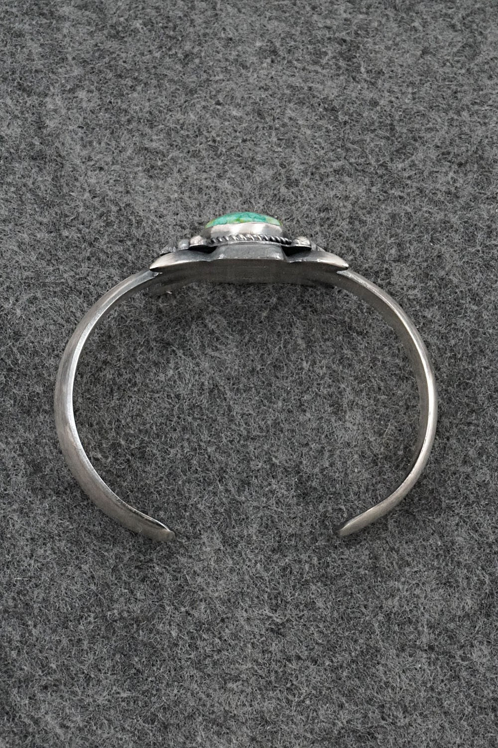 Turquoise & Sterling Silver Bracelet - Harrison Bitsue