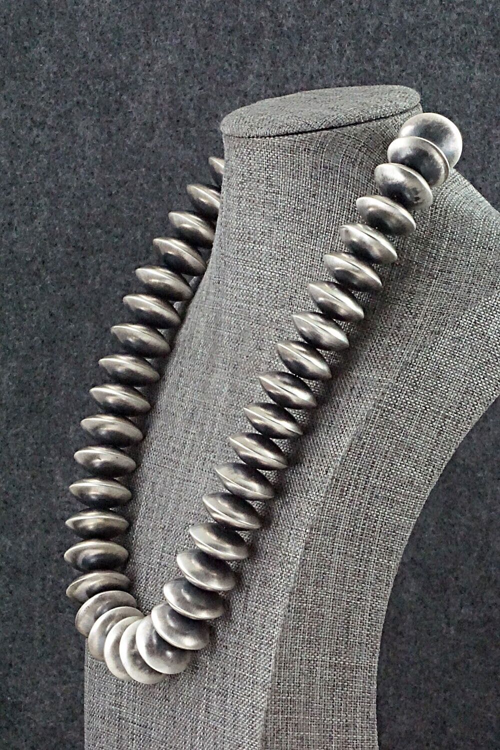 Sterling Silver Navajo Pearl Necklace - Bryannen Halwood