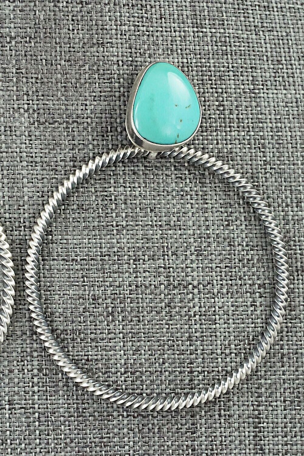 Turquoise & Sterling Silver Earrings - Verley Betone