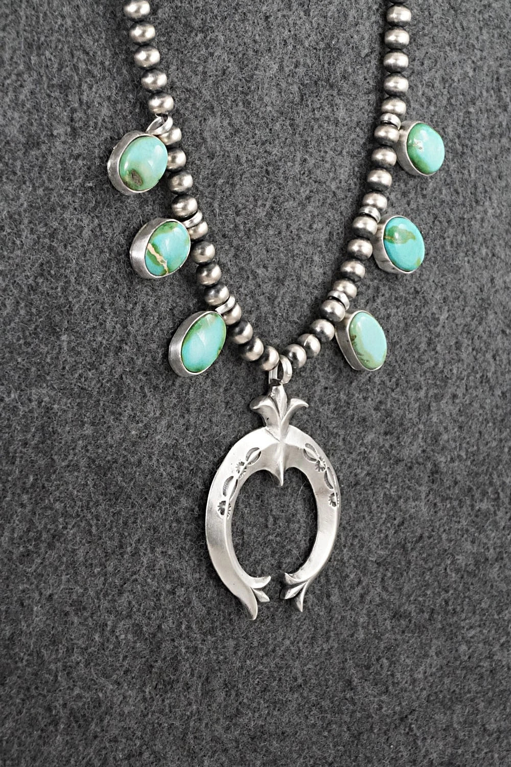 Turquoise & Sterling Silver Necklace - Latricia Largo
