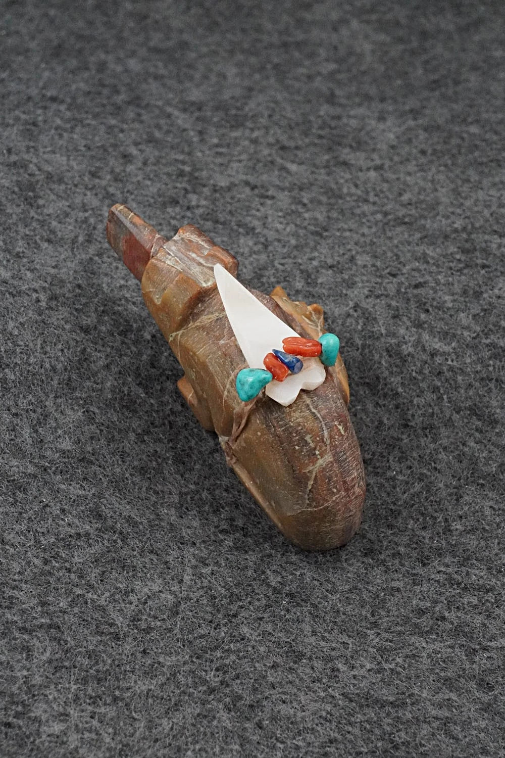 Bear and Cub Zuni Fetish Carving - Adrian Cachini