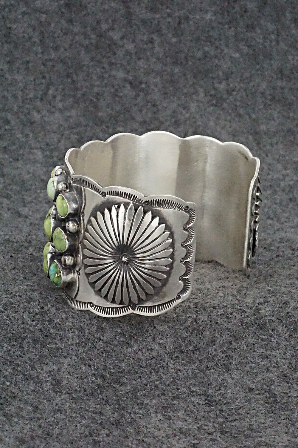 Turquoise & Sterling Silver Bracelet - Tom Lewis