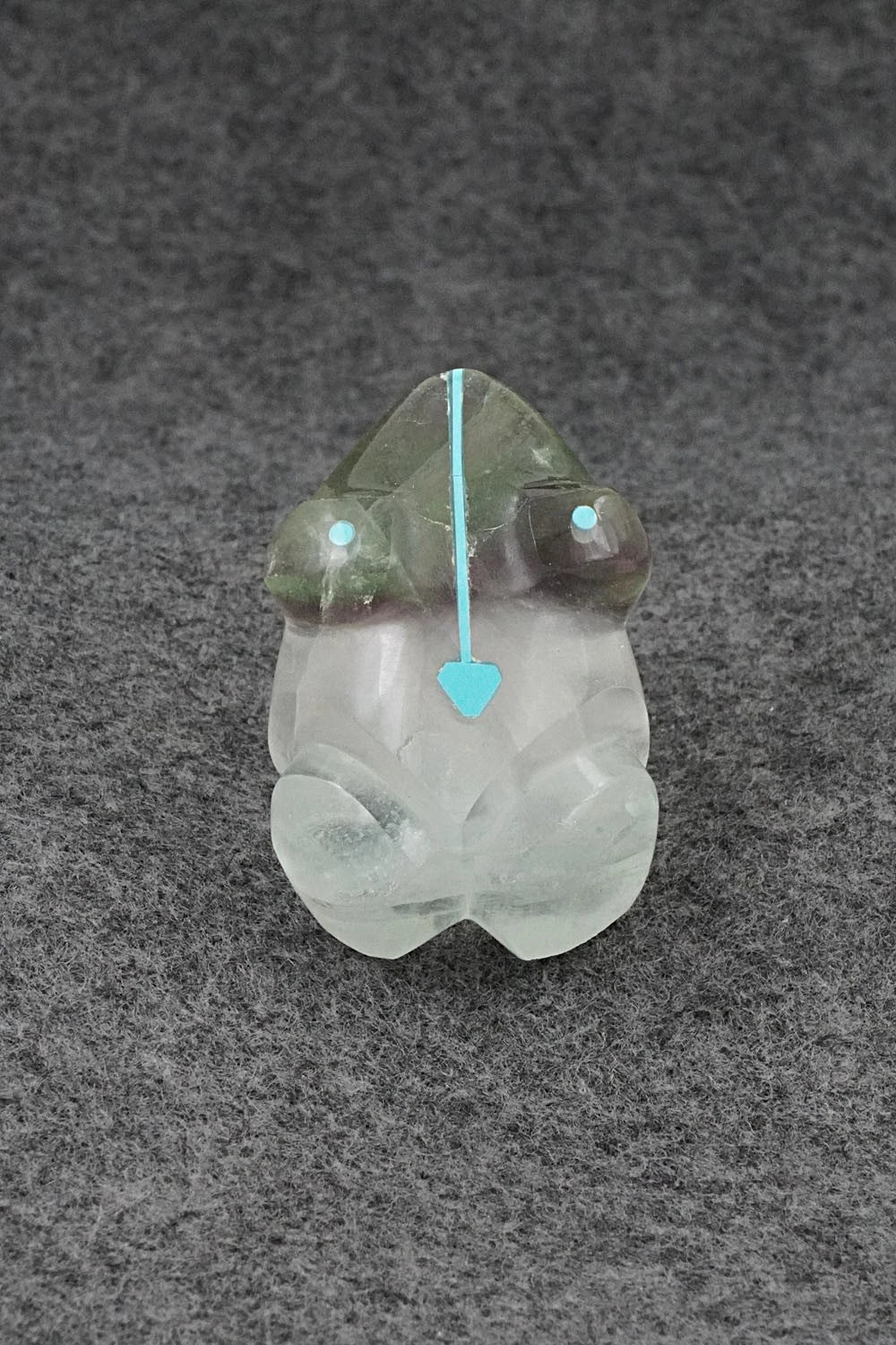 Frog Zuni Fetish Carving - Kenric Laiwakete
