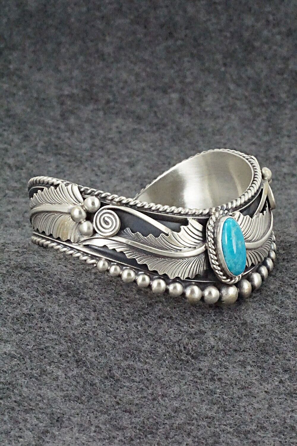 Turquoise & Sterling Silver Bracelet - Tom Lewis