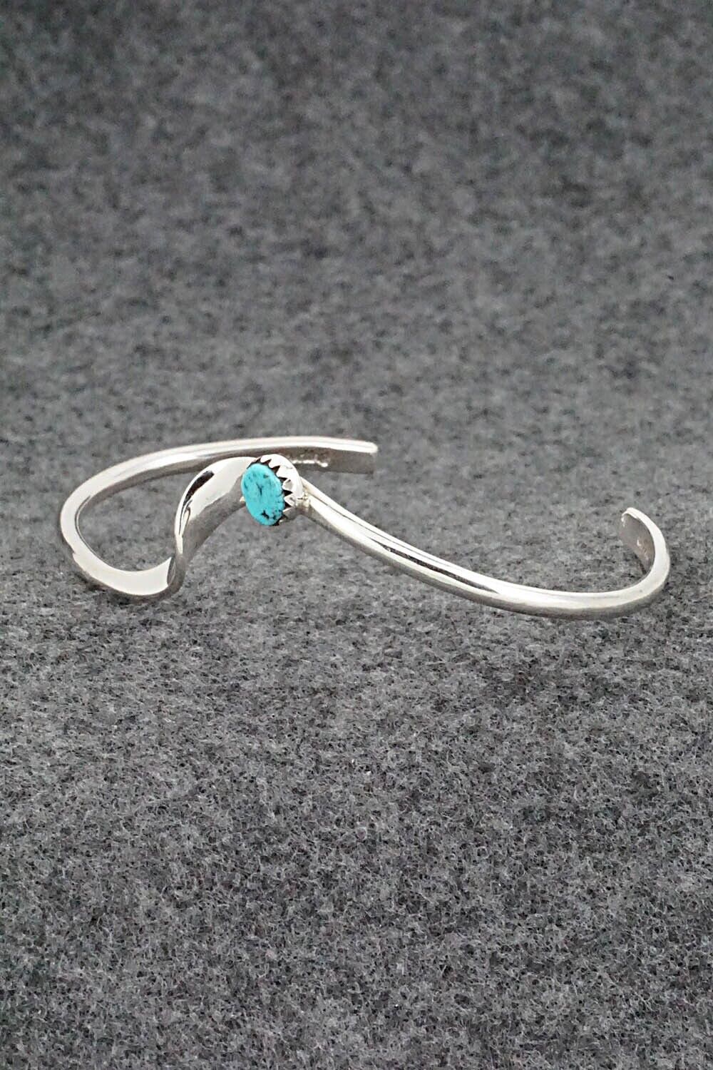 Turquoise & Sterling Silver Bracelet - Yolanda Skeets