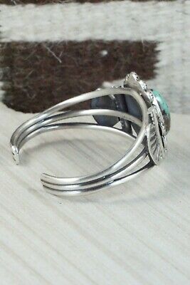 Navajo Turquoise & Sterling Silver Bracelet - Leon Martinez