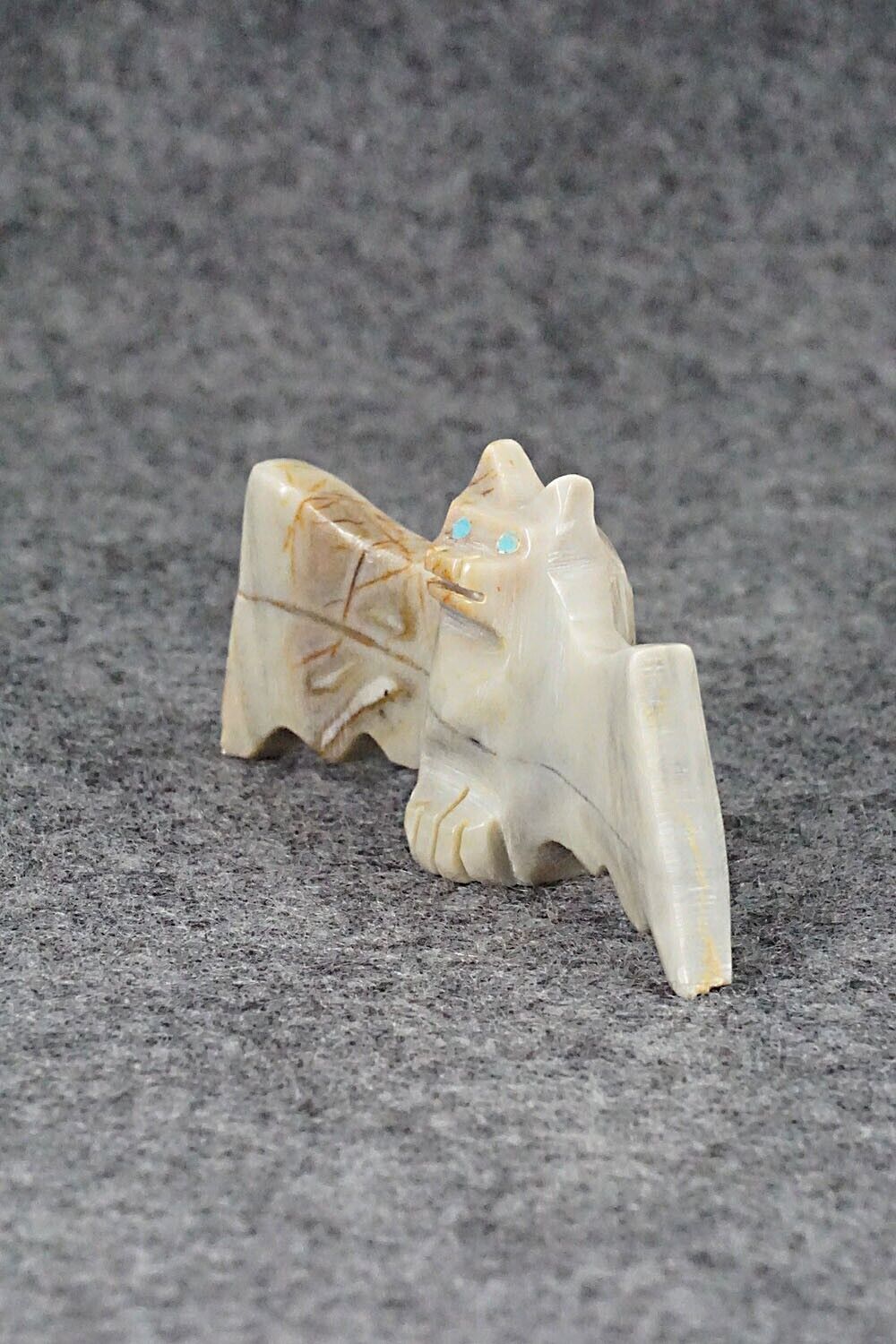 Bat Zuni Fetish Carving - Tim Lementino